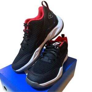 Q4 Sports LG9 Athletic Sneakers Black Red Low Top Comfort Grip Sole Men’s Size 7